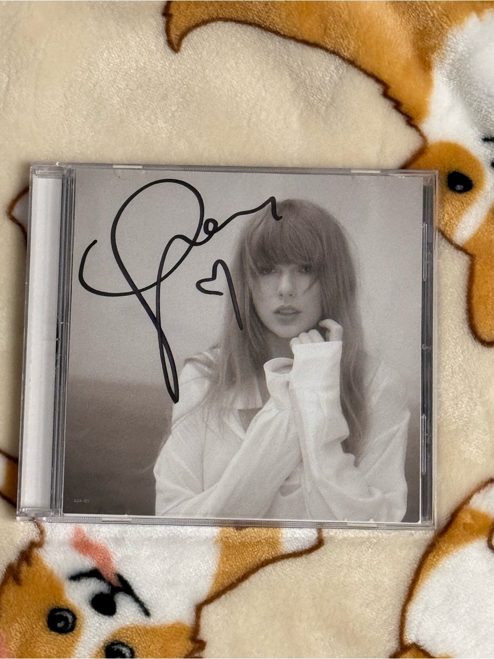 RARE | Taylor swift | Hand Signed TTPD cd with heart !